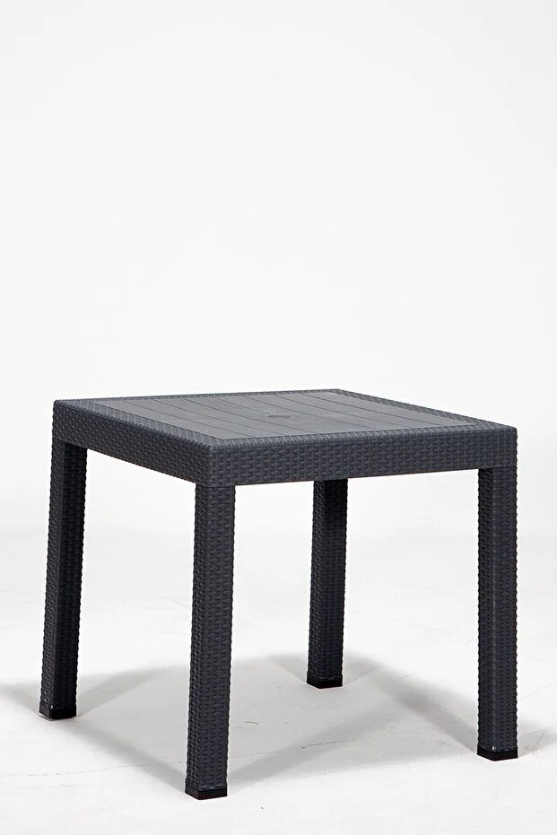 Rattan 80x80 Antrasit Masa - Bahçe&balkon&teras